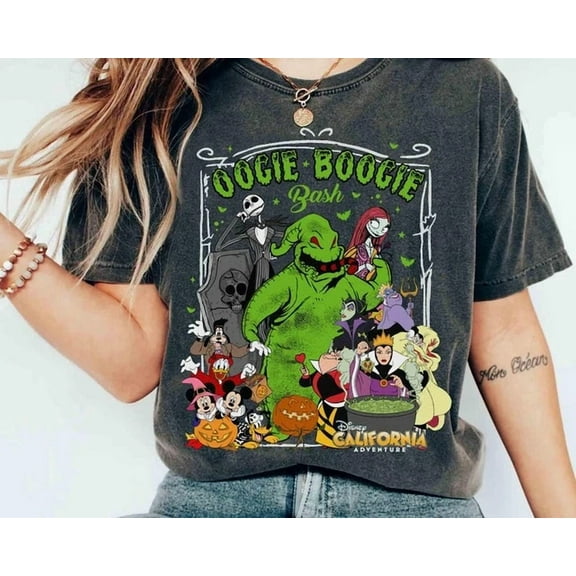 Oogie Boogie Bash 2025 Shirt, Jack Sally Tee, Not So Scary Party Halloween Gift