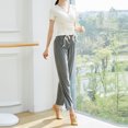 thumbnail image 2 of Pantalones de chándal de yoga para mujer Cintura ancha Modal Elástico Cómodo Suelto Ancho, 2 of 8