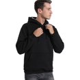 thumbnail image 4 of Sudadera con capucha Kissonic de forro polar para hombre, 4 of 6