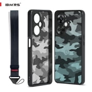 oneplus IBMRS For One Plus Nord CE 3/OPPO K11 5G,Translucent Shockproof Phone Case (Camo Black)