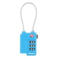 thumbnail image 2 of No Keys Tsa21100 Light Weight Tsa Customs Code Lock, 3-Digit Tsa Steel Wire Lock, Steel For Travel Suitcase Luggage, 2 of 8