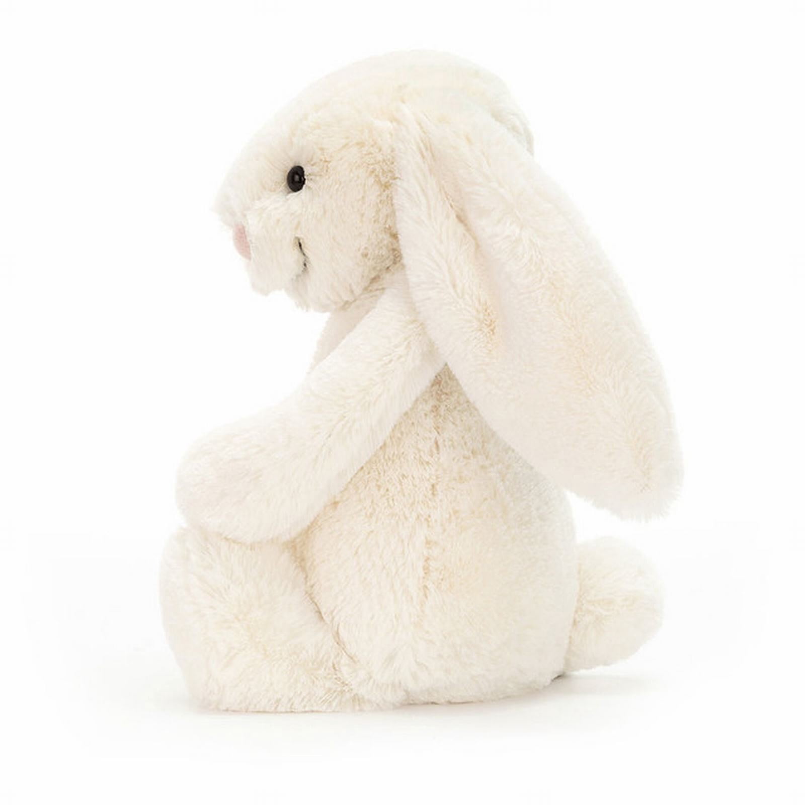 Jellycat Bashful Tulip White Bunny Stuffed Animal,14.2 Inch Rabbit Plush Toy for Kids