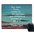 thumbnail image 3 of Smooffly Gaming Mouse Pad Custom,Christian Jesus Bible Verse Customized Rectangle Non-Slip Rubber Mousepad Gaming Mouse Pad, 3 of 4