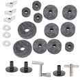 thumbnail image 4 of Drum Felt Pad Cymbal Kit Non Slip with Base Wing Nuts Washer for Percussion Accessories, 4 of 7