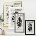 thumbnail image 4 of Designart 'Minimal Tropical Palm Leaf Over Grunge Texture' Tropical Framed Art Print, 4 of 4