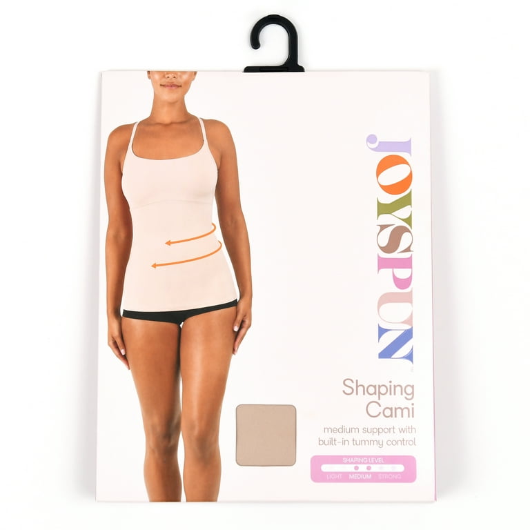 Joyspun Women's Stretch Shaping Cami, Sizes S to 3X, New