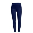thumbnail image 5 of Plus Size Leggings for Women Belly Control Stretch Solid Compression Pants Trousers Slimming Yoga Pants Legging, 5 of 5