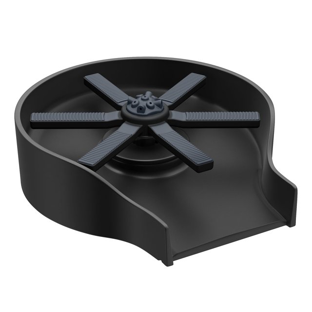 Enjuagadora de vidrio Kraus CleanMate KGR-500MB para fregadero de cocina