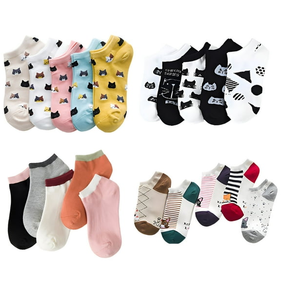 TELOLY 20Pairs Ankle Socks for Women,Women'S Socks Size 9-11,Cotton Womens Running Socks