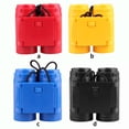 thumbnail image 4 of Transemion Télescope Enfant Pliable Sangle Haute Résolution Jumelles pour Enfants Grossissement 2,5x Jumelles Jouet Observation Extérieur Rouge 1 Ensemble, 4 of 6