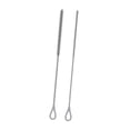 thumbnail image 1 of 2 piezas cepillos de limpiador de paja de silicona larga liviana recipiente de cuello estrecho cepillos de botella de silicona reutilizables para taza Gris, 1 of 8