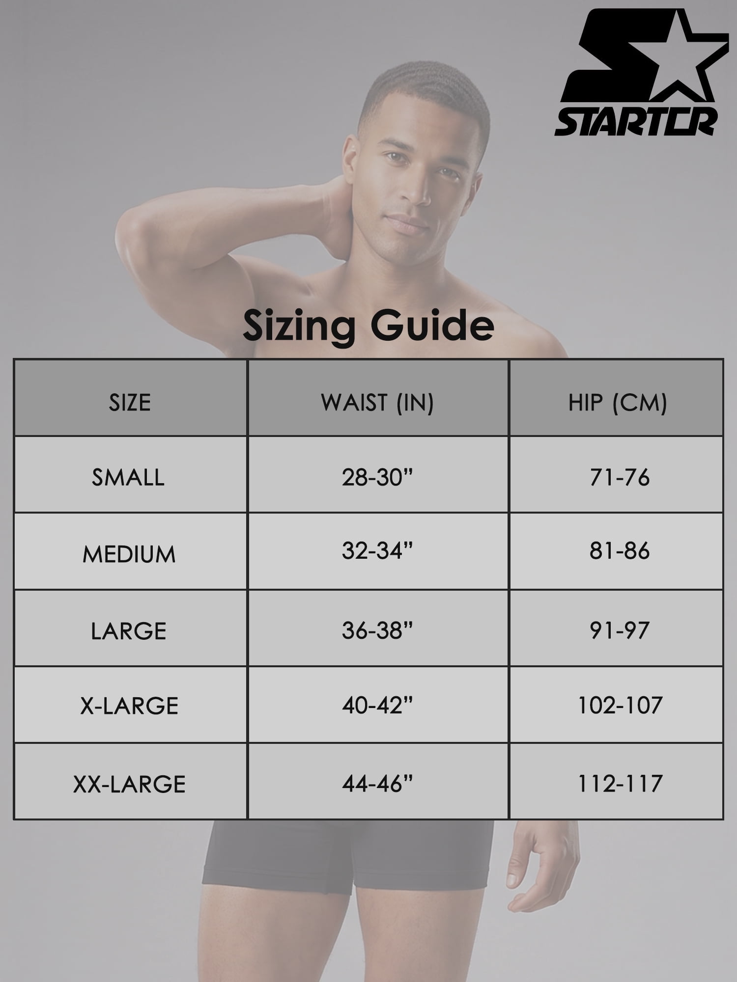 Starter Cotton Mens Briefs Breathable Underwear for Men, S-XL Multi Color 5-Pack