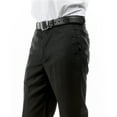 thumbnail image 3 of Azzuro Men's 3-Pack of Neutral Color Dress Pants: Black, Navy, Mid Grey, 3 of 7