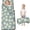 Daisy Pioneer Flower Green Pattern, variant on Daisy Pioneer Flower Green Pattern Teens Toddler Nap Mat with Pillow, Sleeping Mat Bag for Preschool Daycare 59"x22"