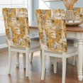 thumbnail image 2 of Orange City Chair Covers Set of 1 Retro Modern Abstract Orange Architecture Chair Back Covers Stretch Removable Washable Slipcovers Protector for Dining Room Kitchen Party Decor, 2 of 9