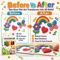 thumbnail image 5 of Popcorn Pens, 2026 New Popcorn Pens Puffy 3D Art, 3D Relief Art Pen, 6 Colors DIY Bubble Popcorn Drawing, Works On Different Surfaces (3box/18pcs), 5 of 7