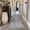 WHITE, variant on World Rug Gallery Minimal Stripe Geometric Shag Rug – Anthracite Dark Gray – Medium Pile – Cozy & Modern - ANTHRACITE 2'3"x12'