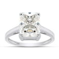 thumbnail image 1 of 1 3/4 ct. t.w 8X6MM Emerald Cut Lab Created Moissanite Diamond Solitaire Engagement Ring For Women In 10K Solid White Gold (G-H Color, VVS1 Clarity,1.75 Cttw)-10, 1 of 7