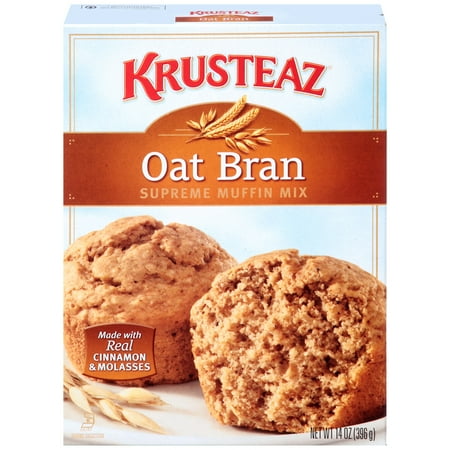 Oat Bran Pancake Mix - Krusteaz Oat Bran Muffin Mix, 14 oz,