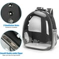 thumbnail image 6 of GoXteam Cat Backpack Carrier, Fit up to 13 lbs, Space Capsule Bubble Window Pet Carrier Backpack for Large Fat Cat and Small Puppy, Black, 6 of 8