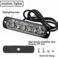 thumbnail image 2 of 4 vehicle emergency warning lights, truck emergency lights, strobe lights, 6 waterproof surface mount LEDs, 2 of 5
