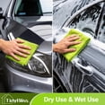 thumbnail image 6 of TidyBliss Microfiber Cleaning Cloth 12 Pack (Green/Blue/Yellow/Grey), 6 of 9
