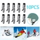 thumbnail image 1 of Xihbxyly Gancho para Máscara de Esquí, Clip para Casco, Fácil Instalación, Fijación Segura, Cómodo y Duradero, Apto para Todo Tipo de Cascos de Snowboard, Juego de 10 Piezas, 3,8 Cm., 1 of 7