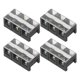 thumbnail image 2 of 4 Uds Tira de Terminales de Bloque de Barrera de Alambre Profesional TC Tira de Terminales Cubierta de Doble Fija 600V 60A Resistente a Altas Temperaturas para de, 2 of 8