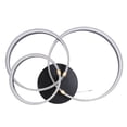 thumbnail image 1 of Modern Ceiling Light Fixture Flush Mount, High CRI 3 Rings Stylish Eye Protecting Hanging Modern Ceiling Light Fixture with Remote Control for Living Room, 1 of 7
