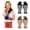 Multicolor-1, variant on COOPLUS 2 Pairs Women's Winter Gloves Warm Cutout Touch Screen Thermal Stretchy Knitted Gloves for Cold Weather