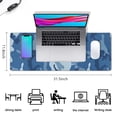thumbnail image 5 of Blue Camouflage &nbsp;mouse Padswaterproofno Slip&nbsp;for Office Home Work GamingmousematRubber Base Mousepad with Stitched Edges 31.5x11.8inches, 5 of 7