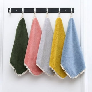 myHomeBody Hand Towels with Hanging Loops, Hand Towels with Button Loop,  Kitchen Hand Towels with Button, Kitchen Hand Towels Decorative, Hand  Towels