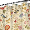 thumbnail image 3 of Pioneer Flower Floral Print Pattern Shower Curtain 72"x72", Bathroom Decorative Shower Curtain Set with 12 Hooks, Waterproof Washable, 3 of 6