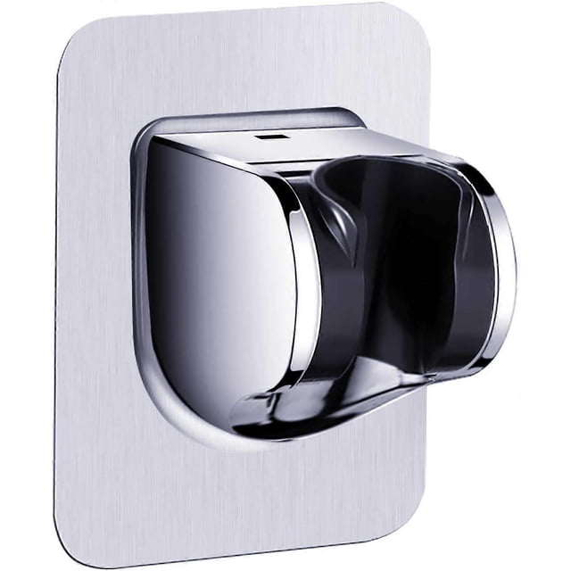 Shower Head Holder Strong Adhesive Adjustable Handheld Shower Wand Holder No Drilling Wall Mount Bracket