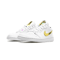 thumbnail image 2 of Jordan WOMENS AIR JORDAN 1 LO SE WMNS "White Metallic Gold" CZ4776 100 from Stadium Goods, 2 of 9