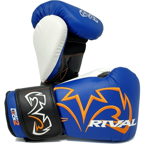 RIVAL Boxing RB11 Evolution Hook and Loop Bag Gloves - Medium - Blue
