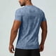 thumbnail image 5 of Ceisia Men's Textured Print Sport T-shirt Slim Fit Short Sleeve Round Neck Breathable Running Casual All Season Tee Tops Blue XL Gifts, 5 of 7