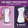 thumbnail image 3 of Poise Fresh Protection Overnight Female Incontinent Pad Overnight 5.3 Inch Length 54943, 22 Ct, 3 of 6