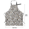 thumbnail image 5 of Bingfone Heart Leopard Apron Gifts For Men, Women Professional Grade Chef Apron for Kitchen,BBQ & Grill, 5 of 8