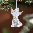 thumbnail image 4 of HongHeng 1Pc Xmas themed Christmas Tree Decorations Hanging Christmas Decorations Hand Blown Art Ornaments with Ropes for Christmas Xmas Party Decorations (Chirstmas Style), 4 of 6