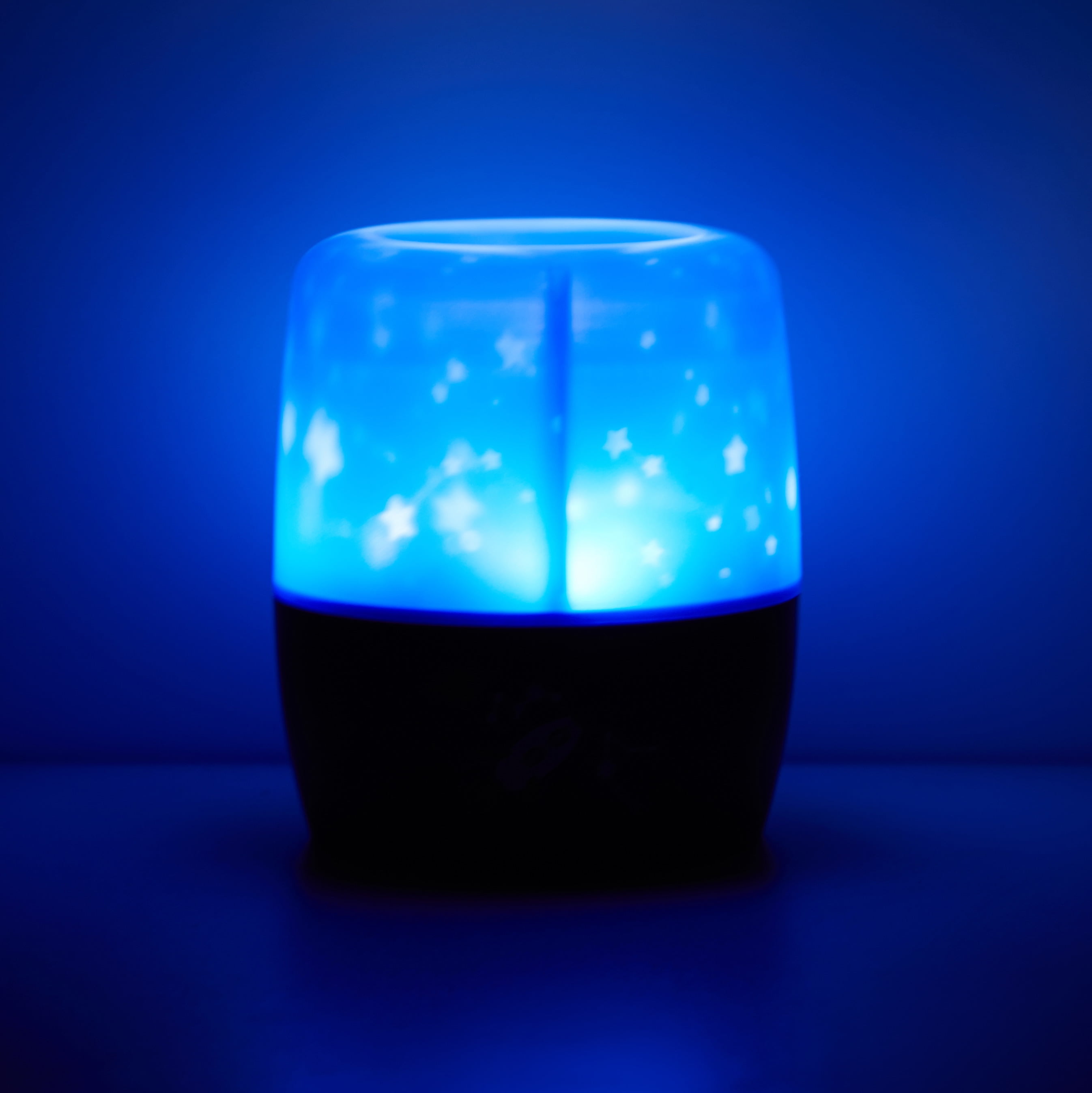 Your Zone Kids Space LED Projector Lamp with USB, Plastic, Blue , 4.9" H