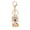 White, variant on HUANLEDASH Cartoon Dog Shape Car Keychain Colorful Rhinestones Inlaid Keyring Bag Souvenir Charm Fashion Accessories