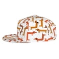 thumbnail image 3 of Fotbe Dachshund Dog Flat Bill Visor Cap Classic Snapback Hat Polyester Foam Trucker Hat Trucker Cap Adjustable Baseball Cap, 3 of 9