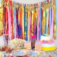 thumbnail image 6 of Packed Party Gold Happy Birthday Banner and Multicolor Fringe Background, 6 of 8