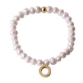 thumbnail image 1 of Pulseras Mujer de Perlas con Iniciales Oro 18k LuckyLy, Modelo Galia blanco UNITALLA, 1 of 6