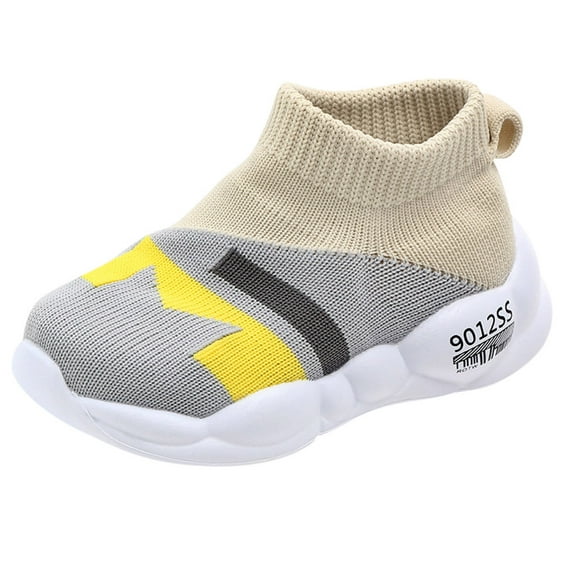 Fjofpr Shoes for Boys Sneakers for Toddler Boys Toddler Shoes for Boys Toddler Infant Kids Baby Girls Boys Mesh Soft Sole Sport Shoes Sneakers
