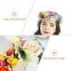 thumbnail image 2 of KAKOWELY Diadema de flores, corona floral para el cabello, guirnalda para la cabeza de novia para boda, tocado de flores, 2 of 5