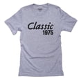 thumbnail image 1 of Classic Born In 1975 - Vintage Birthday Gift Men's Grey T-Shirt, 1 of 2