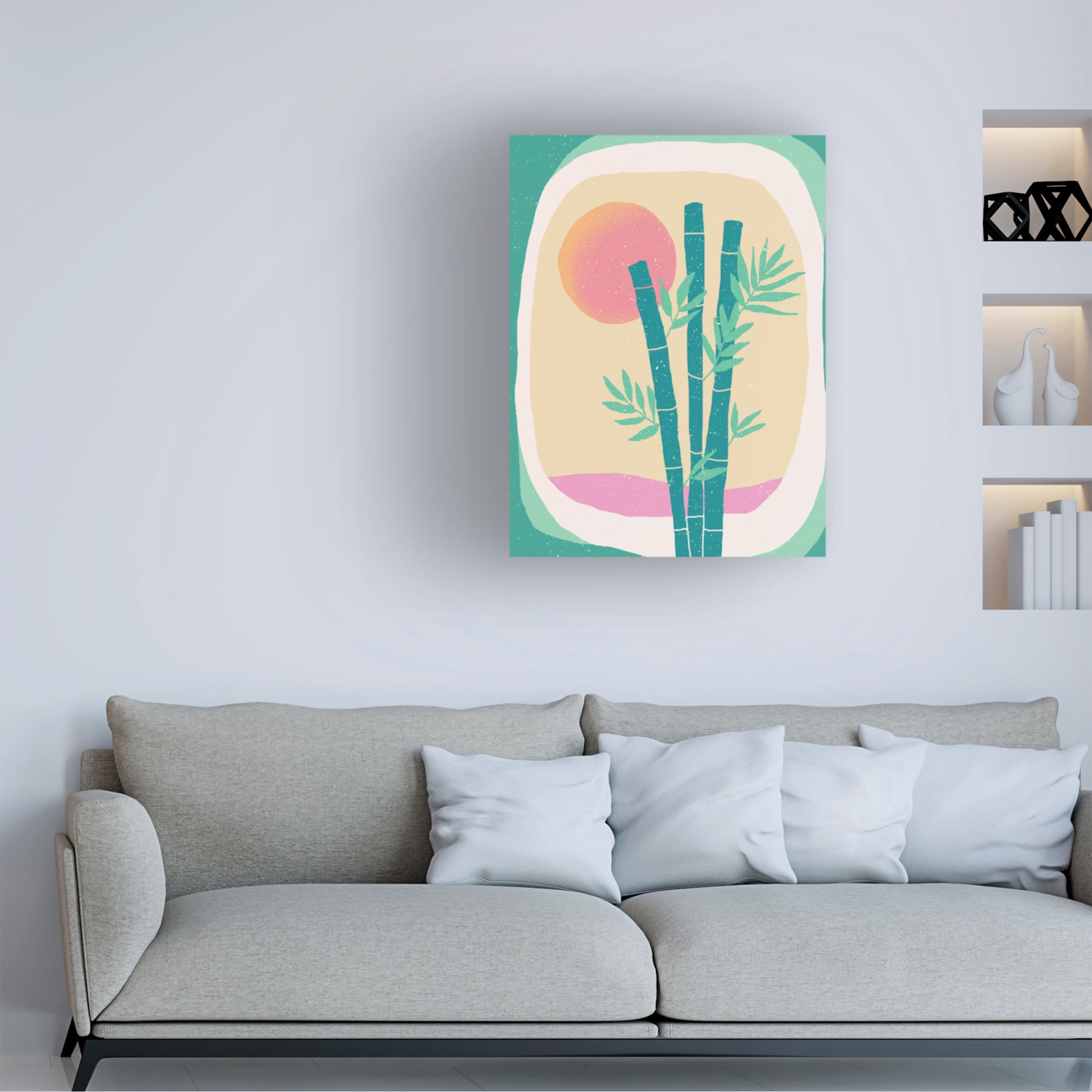 Trademark Fine Art Aylin Demir  Bamboo in the Desert Canvas Wall Art