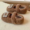 thumbnail image 7 of LYHaoo Girls Fleece Lined Slippers Soft Sole Indoor Outdoor Cozy Warm Shoes For Toddler Little Kid Big Youth Sizes 12.5 Little Kid 6.5-7 Years, 7 of 7